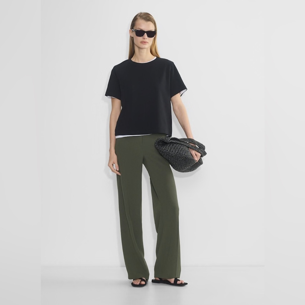 Aritzia Agency Pant - Mirror Crepe
